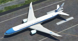 Air Force One / US Air Force / USAF CaptainSim 777-300ER thumbnail 3