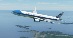 Air Force One / US Air Force / USAF CaptainSim 777-300ER thumbnail 8
