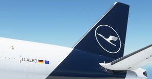 Lufthansa Cargo "2019 livery" CaptainSim 777-200F thumbnail 5
