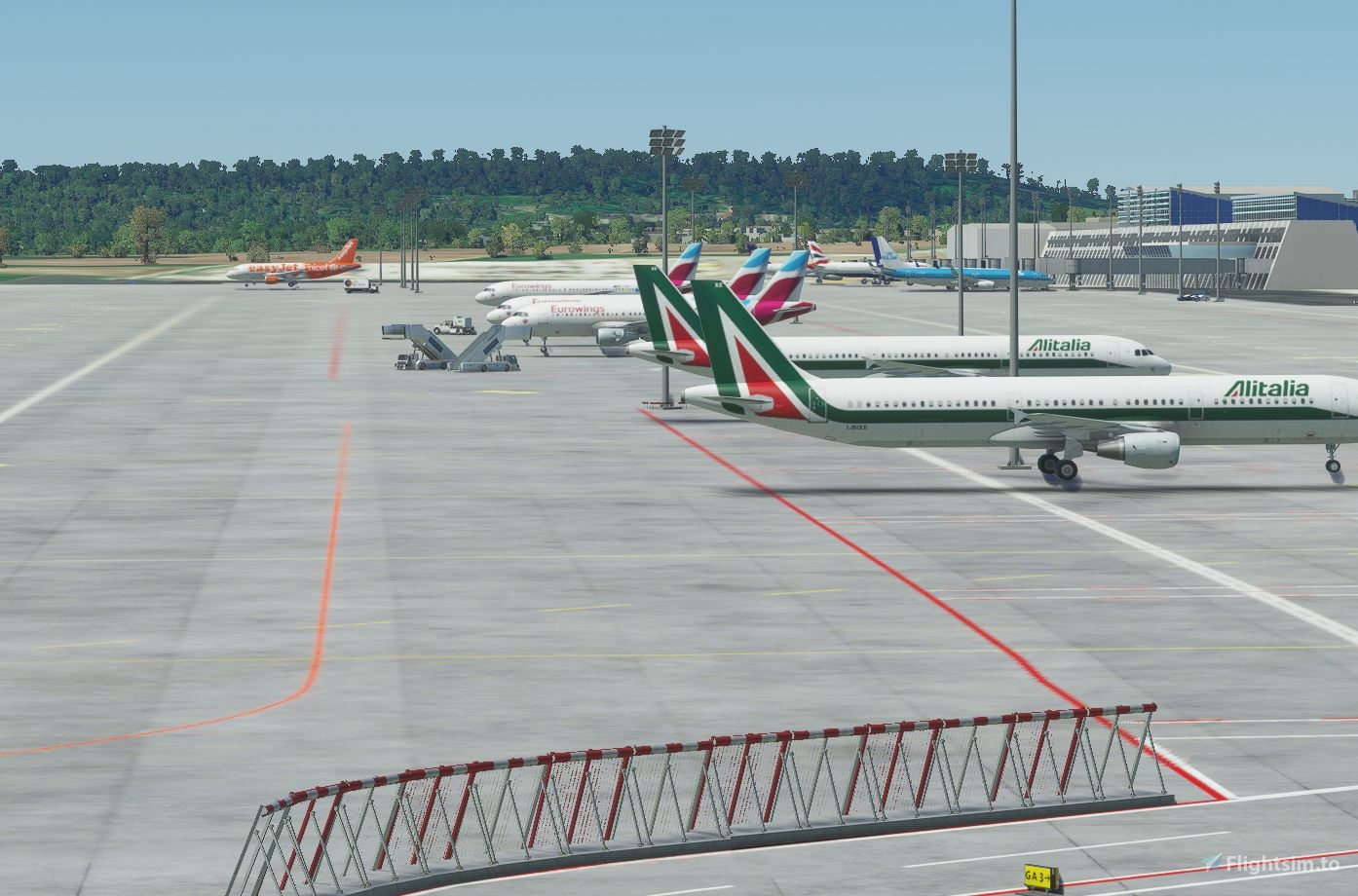 best europe fsx airport scenery deafult