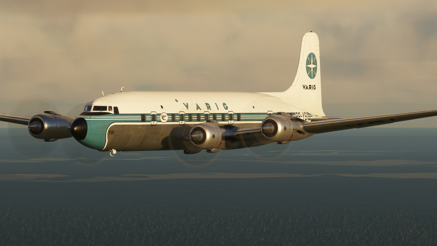 PMDG DC-6B - Varig for Microsoft Flight Simulator | MSFS