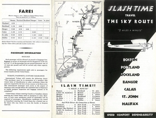 Vintage Flight Plans (DC-6) - PanAm: NY to Halifax (LittleNavMap)