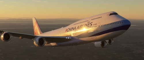 Asobo Boeing 747-8i China Airlines (No Mirroring) [4K]