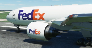 FedEx / Federal Express "N884FD" "Ananyaa" CaptainSim 777-200F thumbnail 9