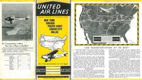Vintage Flight Plans (DC-6) - United: NY to Oakland (LittleNavMap)