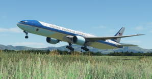 Air Force One / US Air Force / USAF CaptainSim 777-300ER thumbnail 7