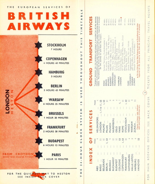 Vintage Flight Plans (DC-6) - British Airways (LittleNavMap)