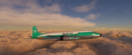 PMDG DC-6A Buffalo Airways (Fictional) Livery [4K][8K]