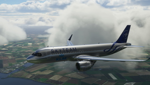 A320 KLM Skyteam silver livery 8K thumbnail 2