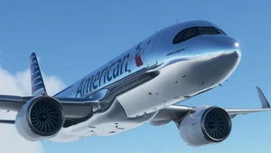 [A32NX] American Airlines chromed edition 8K ultra thumbnail 3