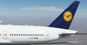 Lufthansa "1989 livery" CaptainSim 777-200 thumbnail 2