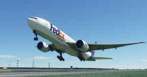 FedEx / Federal Express "N884FD" "Ananyaa" CaptainSim 777-200F thumbnail 12