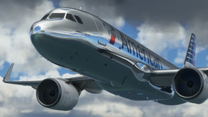 A320 American Airlines chromed edition 8K ultra thumbnail 11