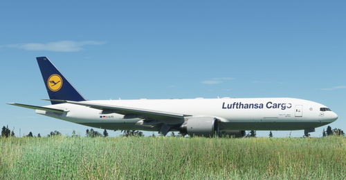 Lufthansa Cargo "1980 livery" CaptainSim 777-200F