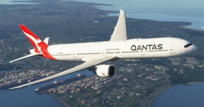 Qantas (2016 livery) "Deborah Lawrie" and "Miranda Kerr" CaptainSim 777-300ER thumbnail 10