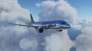 [A32NX] American Airlines chromed edition 8K ultra thumbnail 2