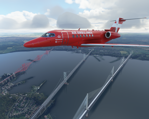 Cessna Citation Longitude UK Air Ambulance 8k livery thumbnail 1