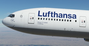 Lufthansa "1989 livery" CaptainSim 777-200 thumbnail 3