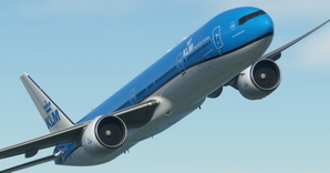 KLM "2014 livery" CaptainSim 777-300ER thumbnail 7