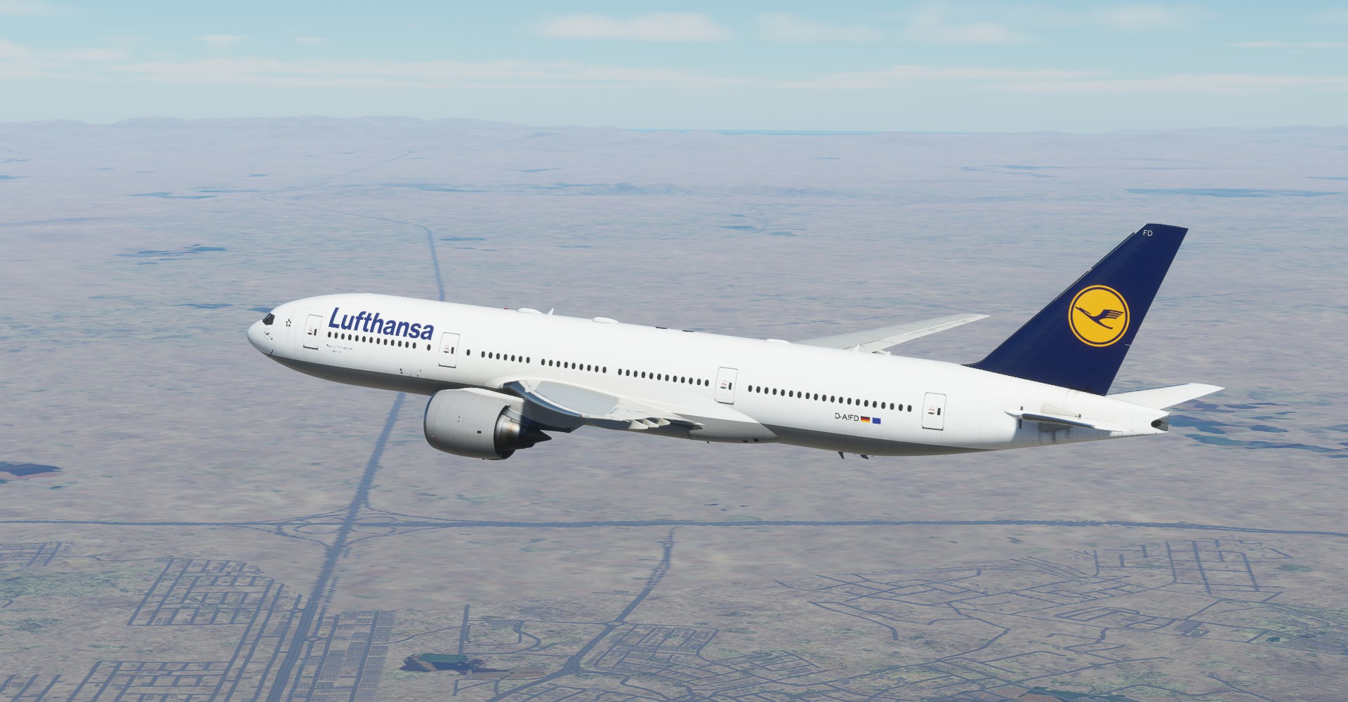 Lufthansa "1989 livery" CaptainSim 777-200 - Image 1