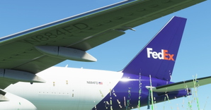 FedEx / Federal Express "N884FD" "Ananyaa" CaptainSim 777-200F thumbnail 8