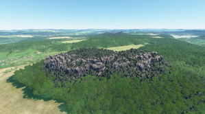 Saxon Switzerland - Table mountains to the left of the river Elbe thumbnail 2