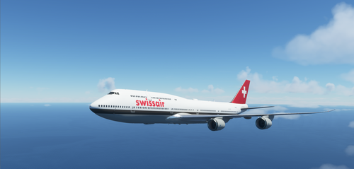 747-8i Swissair Retro 90s Livery (No Mirroring) - 4K