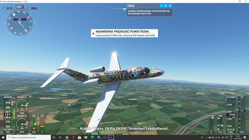 Lody Ekipy friza livery for Cessna Citation Cj4 8k