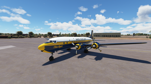 PMDG DC-6B - Virtual Blue Angels - N8BA "Navy 8" thumbnail 5