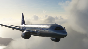 [A32NX] Delta Airlines Skyteam silver livery 8K thumbnail 4