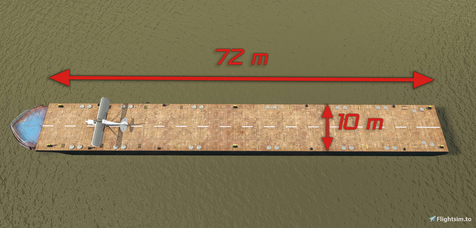 Poland Plock STOL Barge Landing - Image 1