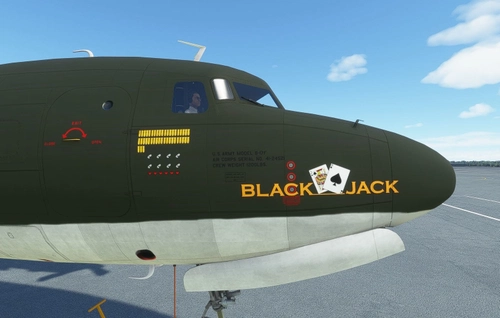 PMDG DC-6A B-17 "Black Jack" 