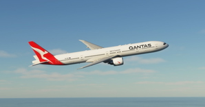 Qantas (2016 livery) "Deborah Lawrie" and "Miranda Kerr" CaptainSim 777-300ER thumbnail 1