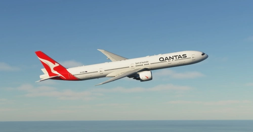 Qantas (2016 livery) "Deborah Lawrie" and "Miranda Kerr" CaptainSim 777-300ER
