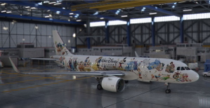  FBW A320 Walt Disney Livery thumbnail 2