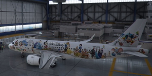  FBW A320 Walt Disney Livery thumbnail 3