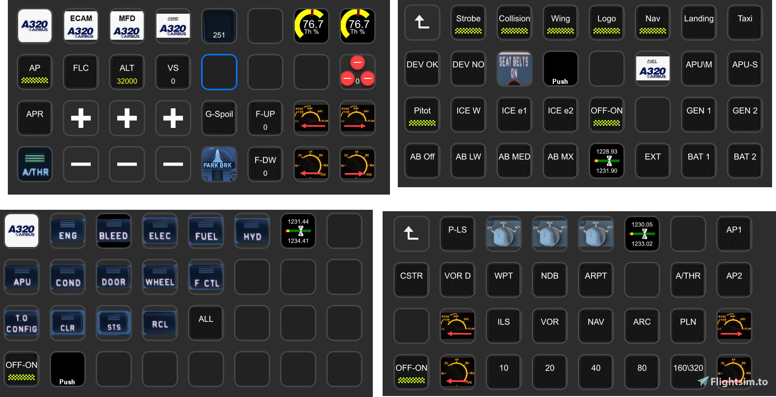 A320FBW StreamDeck XL - Image 1