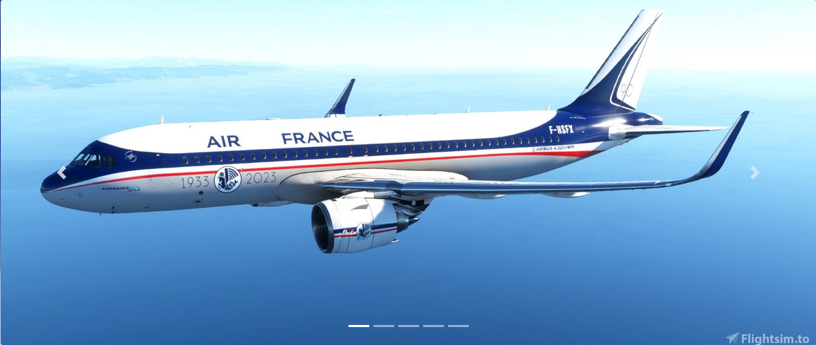 [A32NX] A320neo 90th AIR FRANCE Anniversary - Image 1