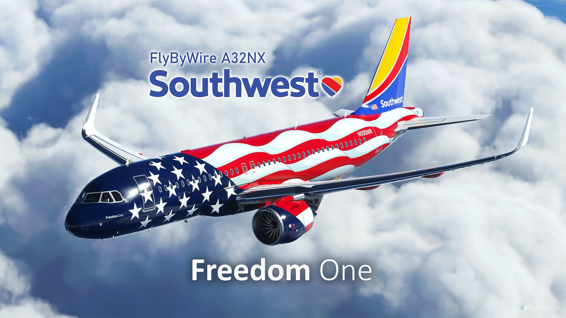 [A32NX] Southwest Airlines · Freedom One - [8K] Ultra Quality - Image 1