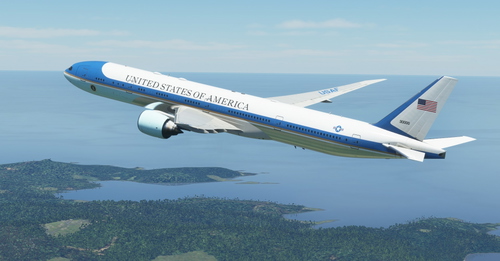 Air Force One / US Air Force / USAF CaptainSim 777-300ER