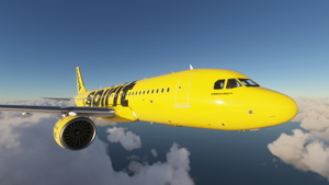Airbus A320Neo (Asobo) Spirit Airlines "Home of the Bare Fare" N901NK | 4K thumbnail 4