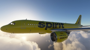 Airbus A320Neo (Asobo) Spirit Airlines "Home of the Bare Fare" N901NK | 4K thumbnail 2