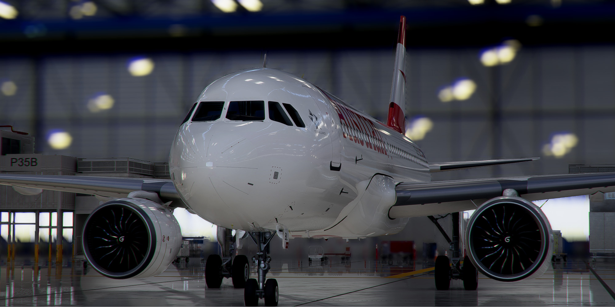 [A32NX] Airbus A320neo Austrian Airlines OE-LBL | as 8k resolution - Image 1