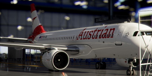 [A32NX] Airbus A320neo Austrian Airlines OE-LBL | as 8k resolution thumbnail 8