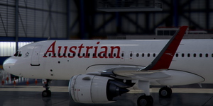 [A32NX] Airbus A320neo Austrian Airlines OE-LBU DIRTY | as 8k resolution thumbnail 3