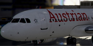 [A32NX] Airbus A320neo Austrian Airlines OE-LBU DIRTY | as 8k resolution thumbnail 2