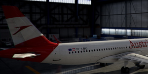[A32NX] Airbus A320neo Austrian Airlines OE-LBU DIRTY | as 8k resolution thumbnail 5
