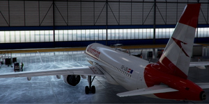 [A32NX] Airbus A320neo Austrian Airlines OE-LBU DIRTY | as 8k resolution thumbnail 4