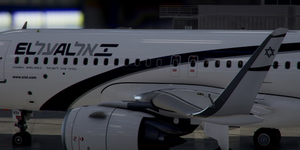[A32NX] Airbus A320neo El AL Israel Airlines 4X-EKH in 8k thumbnail 3