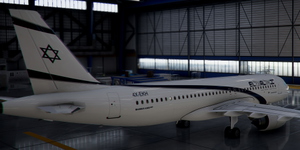 [A32NX] Airbus A320neo El AL Israel Airlines 4X-EKH in 8k thumbnail 5